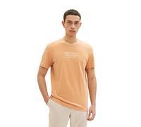 TOM TAILOR Men's T-Shirt 1035637, 22225 - Washed Out Orange, L