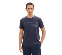 TOM TAILOR Men's T-Shirt 1035638, 10668 - Sky Captain Blue, XXL