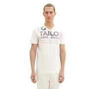 TOM TAILOR Men's T-Shirt 1035657, 18592 - Vintage Beige, L