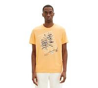 TOM TAILOR Men's T-Shirt 1036983, 22225 - Washed Out Orange, M