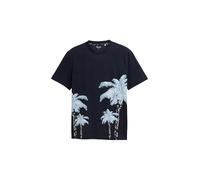 TOM TAILOR Men's 1046766 T-Shirt, 10668-Sky Captain Blue, L