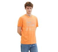 TOM TAILOR Men's 1040897 T-Shirt, 22195 Fruity Melon Orange, M