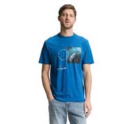 TOM TAILOR Men's T-Shirt, 28857 - Blue Petrol, S