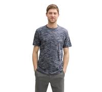 TOM TAILOR Men's T-Shirt, 32638 - Navy White Inject, S