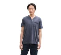 TOM TAILOR Men's T-Shirt, 38135 - Blueish Grey Tonal Fine Stripe, 3XL