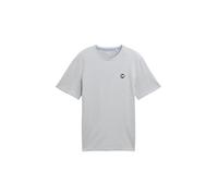 TOM TAILOR Men's 1046732 T-Shirt, 38145-Light Blue Multi Structure, L
