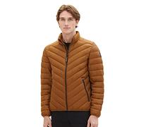 TOM TAILOR men's t-shirt with stripe print & logo, White, M