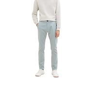 TOM TAILOR Men's Travis Slim Chino Pants 1033877, 28129 - Light Ice Blue, 34W / 34L