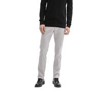 TOM TAILOR Men's Travis Slim Chino Trousers, 36168 - Artemis Grey Zig Zag Structure, 32 W/32 L