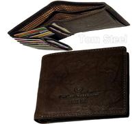 TOM TAILOR Men's Lary Wallet Landscape Format, Brown, one Size