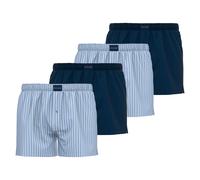 TOM TAILOR Men's Web Boxershorts, 4 Pack - Pure Cotton, Westside C, Checked...