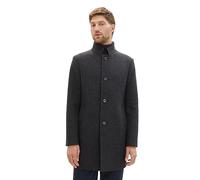 TOM TAILOR Men's wool coat, 32525 - Grey Big Herringbone Optic, XL