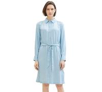 Tom Tailor Midi Shirt Dress Light Blue
