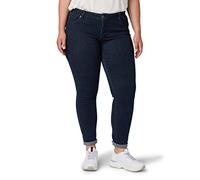 TOM TAILOR MY TRUE ME Ladie's 202212 Basic Plus Size Skinny Jeans, Blue (Dark Dye Blue Denim 10133), 50W / 50L