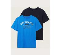 Tom Tailor Pack of 2 T-Shirts Blue / Dark Blue