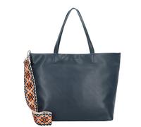 TOM TAILOR Palina Women's Shopper Shoulder Bag Zip Large Blue, blue, L, Modern