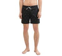 Tom Tailor Printed Drawstring Swim Shorts Orange