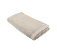Tom Tailor Sauna Towel, 80 x 200 cm, 100% Cotton/Terry Towel, with Two Hangers and Label with Logo, Colour Bath Towel Beige (Sunny Sand)