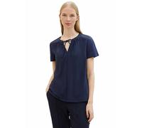 Tom Tailor Short Sleeve Blouse Blue
