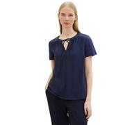Tom Tailor Short Sleeve Blouse Blue