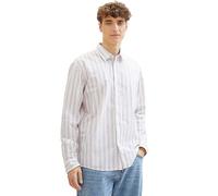 Tom Tailor Striped Long Sleeve Shirt Grey Stripe