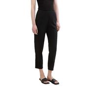 Tom Tailor Summer Cropped Trousers Deep Black
