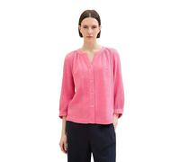Tom Tailor Three-Quarter Crinkle Blouse Pink