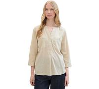 Tom Tailor Three-Quarter Sleeve Blouse Beige