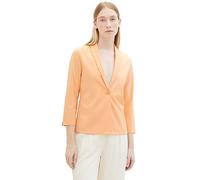 Tom Tailor Three-Quarter Sleeve Short Blazer Orange