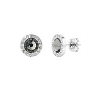 TOM TAILOR - TT-E0071 Women's Earrings Stainless Steel - Silver - with Crystal Glass - Circle Stud Earrings