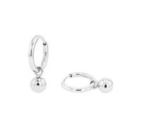 TOM TAILOR - TT-E0075 Women's Earrings in Stainless Steel - Silver - Hoop Ball Shape
