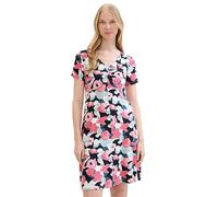 Tom Tailor V-Neck Mini Dress Pink Floral
