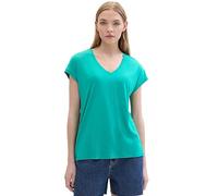 Tom Tailor V-Neck Short Sleeve T-Shirt Bright Green