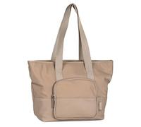 TOM TAILOR Viene Women's Shopper Shoulder Bag Zip Large, beige, L, Modern
