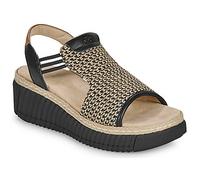 Tom Tailor Wedge sandals VALLY in Black 6.5