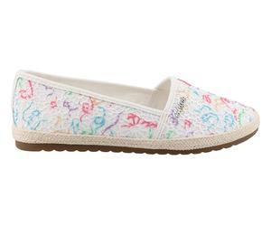 TOM TAILOR Women 7490090018 Loafer Flat, White Multi, 7 UK