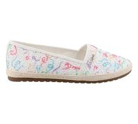 TOM TAILOR Women 7490090018 Loafer Flat, White Multi, 8.5 UK