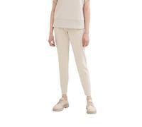 TOM TAILOR Women's 1008375 Loose fit Trousers, 12365-Dusty Beige, 36W x 30L