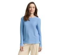 TOM TAILOR Women's 1016350 Pullover Sweater, 34587-Light Fjord Blue, XL