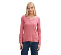 TOM TAILOR Women's 1024036 T-Shirt, 37445-Off White Red Small Stripe, Large