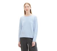 TOM TAILOR Women's 1033125 Sweater, 34916-Blue Bubble Structure, S