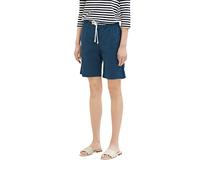 TOM TAILOR Women's 1036631 Basic Bermuda Shorts, 11758 Midnight Sail, UK 6