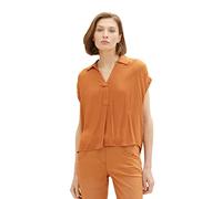 TOM TAILOR Women's 1036699 Blouse, 31650-Terracotta Brown, 38