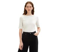 TOM TAILOR Women's 1036766 Basic T-Shirt, 10315 Whisper White, XXS