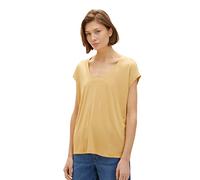 TOM TAILOR Women's 1036767 Loose Fit Basic T-Shirt, 31648-Fawn Beige, M
