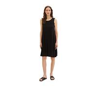 TOM TAILOR Women's 1036803 Basic Jersey Dress, 14482-Deep Black, 10