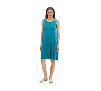 TOM TAILOR Women's 1036803 Basic Jersey Dress, 31668-Petrol Green, 6