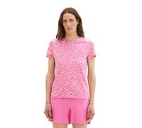 TOM TAILOR Women's 1037400 T-Shirt, 32648-Pink Dot Design, M