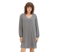 TOM TAILOR Women's 1039161 Dress, 33988-Navy Geometrics Print Small, 6