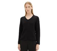 TOM TAILOR Women's 1039242 Sweater, 14482-Deep Black, XXS